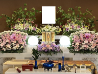造花祭壇の葬儀・家族葬プラン